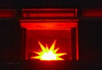 Weihnachtsstern in der Mühle