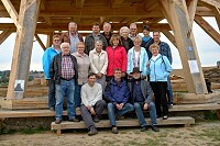 Gruppenfoto vor dem Achtkant
