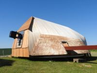 Mühlenkappe während der Verschindelung