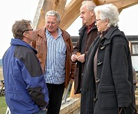 Mühlenfreunde im Gespräch