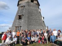 Gruppenfoto an der Greiffenberger Mühle