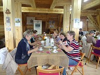 Kaffeetafel in der Mühle