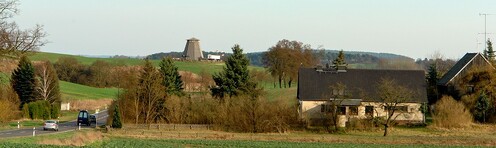 Mühle Greiffenberg Fernsicht von der Straße