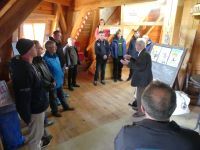 Begrüßung der Firmenmitarbeiter durch Horst Fichtmüller