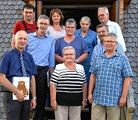 Gruppenfoto zum Abschluss des Besuchs